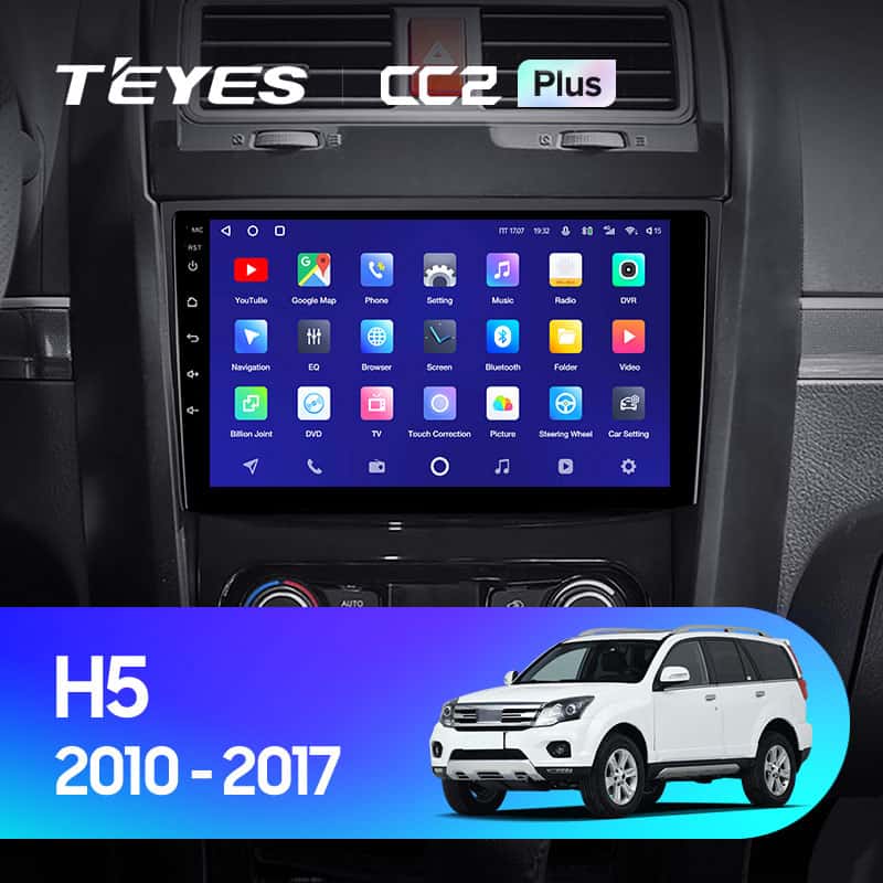 Магнитола teyes cc2 plus для great wall hover h5 2010-2017 9.0" купить ...
