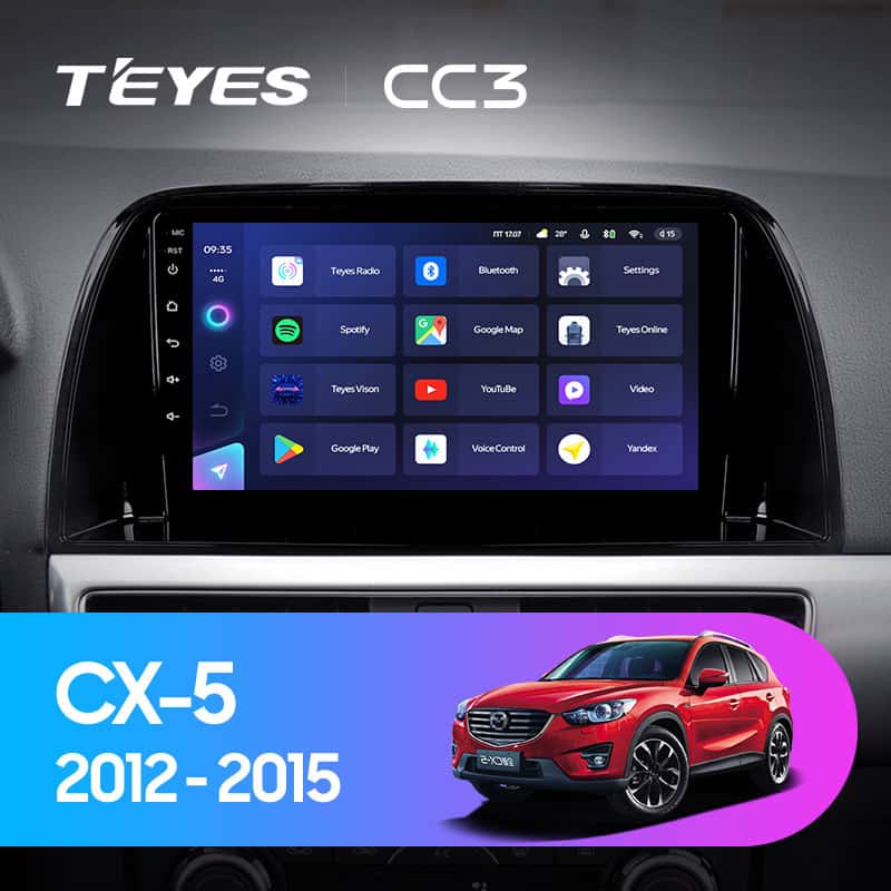 Магнитола teyes cc3 для mazda cx-5 2012-2015 9.0" купить в интернет ...