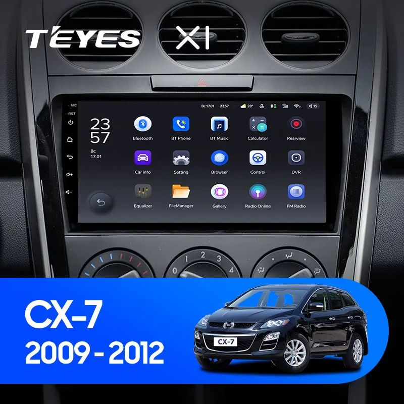 Магнитола teyes x1 4g для mazda cx-7 2009-2012 9.0" купить в интернет ...
